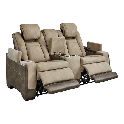 Next-gen - Sand - Pwr Rec Loveseat/Con/Adj Hdrst