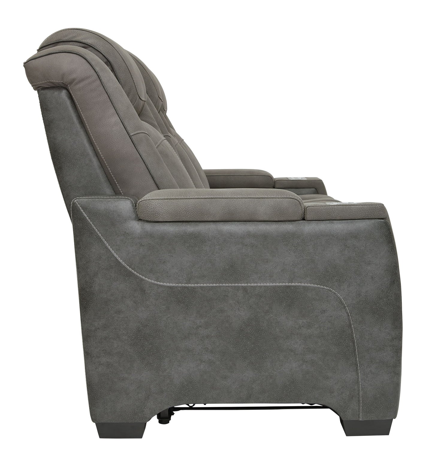 Next-gen - Slate - Pwr Rec Sofa With Adj Headrest