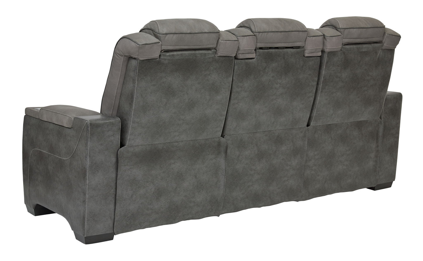 Next-gen - Slate - Pwr Rec Sofa With Adj Headrest