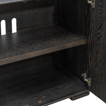 Barlowe - 4 Door Accent Cabinet - Brown