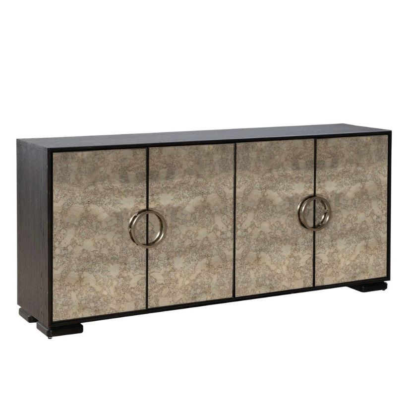 Barlowe - 4 Door Accent Cabinet - Brown