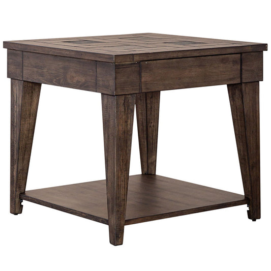 Arrowcreek - End Table - Dark Brown