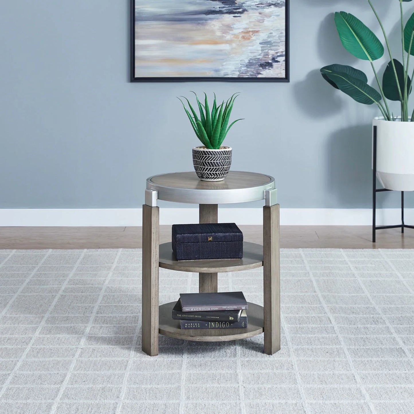 Sutton - Chairside Table - Brown