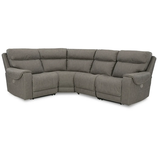 Starbot - Fossil - 4-Piece Power Reclining Sectional