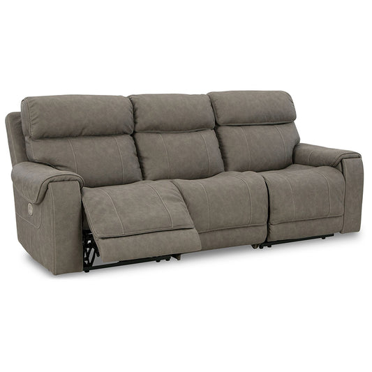 Starbot - Fossil - Power Reclining Sofa 3 Pc Sectional