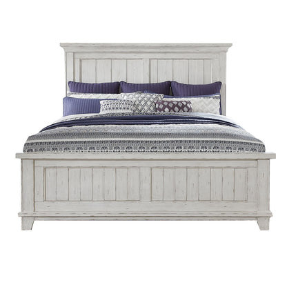 River Place - Queen Panel Bed - White