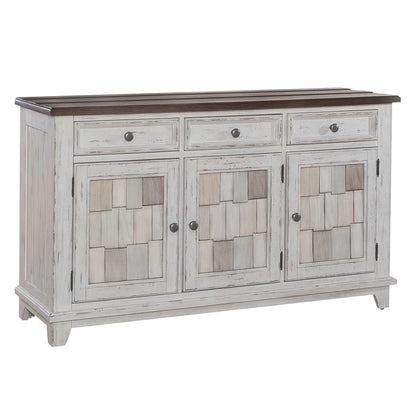 River Place - Accent Server - White