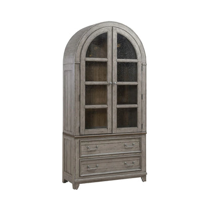 River Place - Curio Cabinet - Gray
