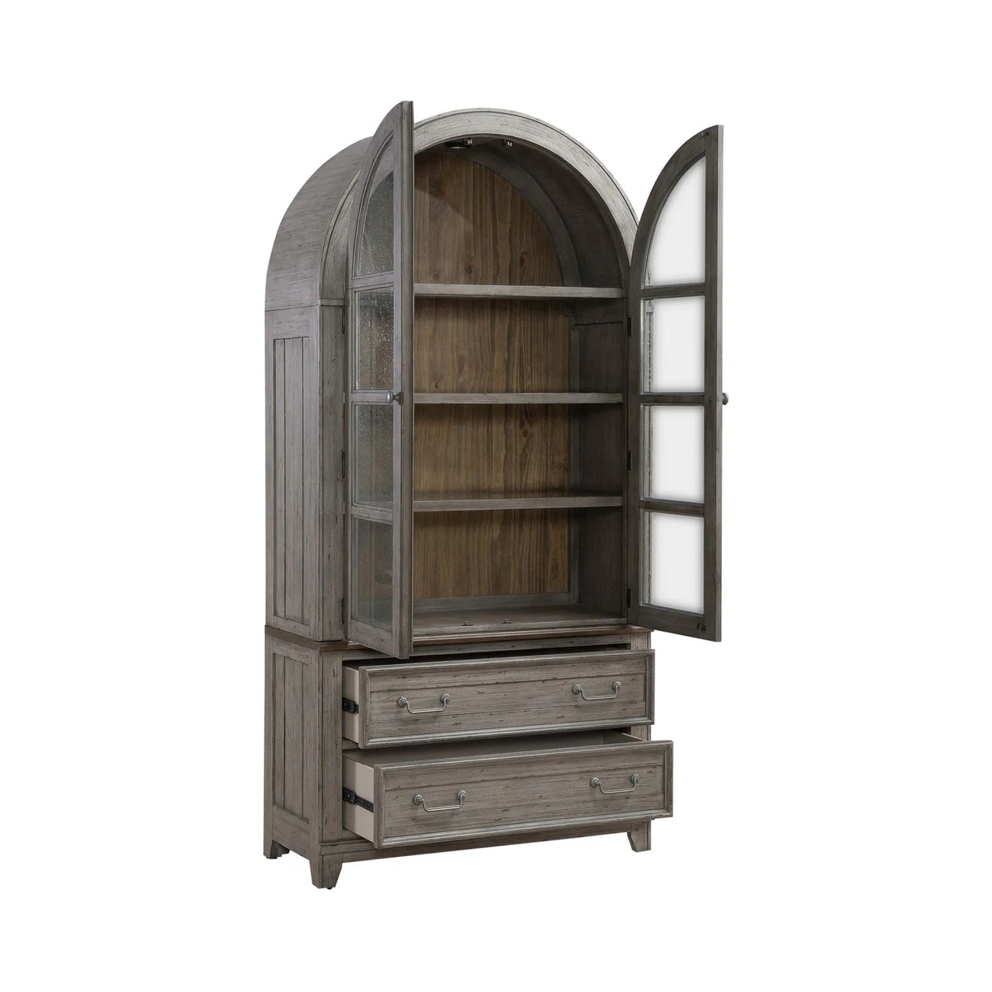 River Place - Curio Cabinet - Gray