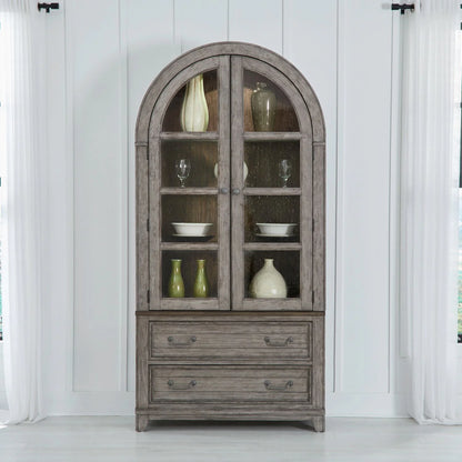 River Place - Curio Cabinet - Gray