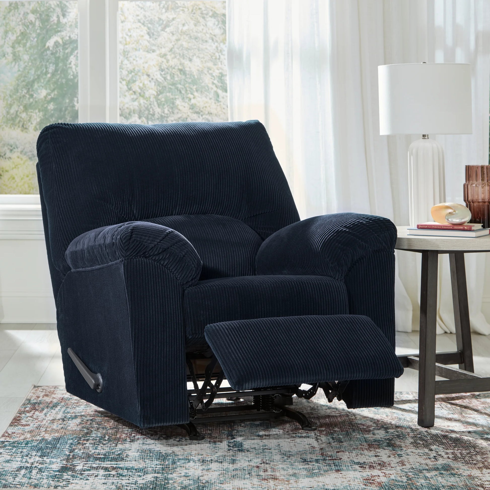 Simplejoy - Navy - Rocker Recliner-7