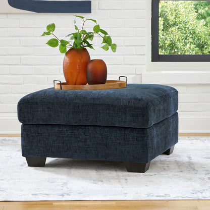 Aviemore - Ink - Oversized Accent Ottoman