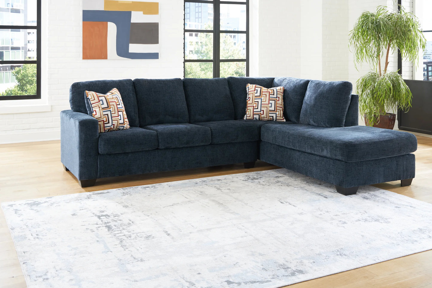 Aviemore - Ink - 2-Piece Sectional With Raf Corner Chaise