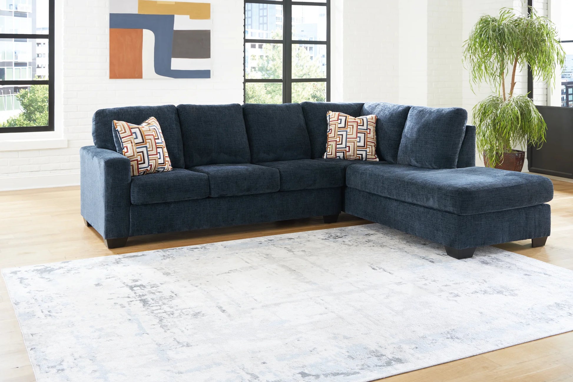 Aviemore - Ink - 2-Piece Sectional With Raf Corner Chaise