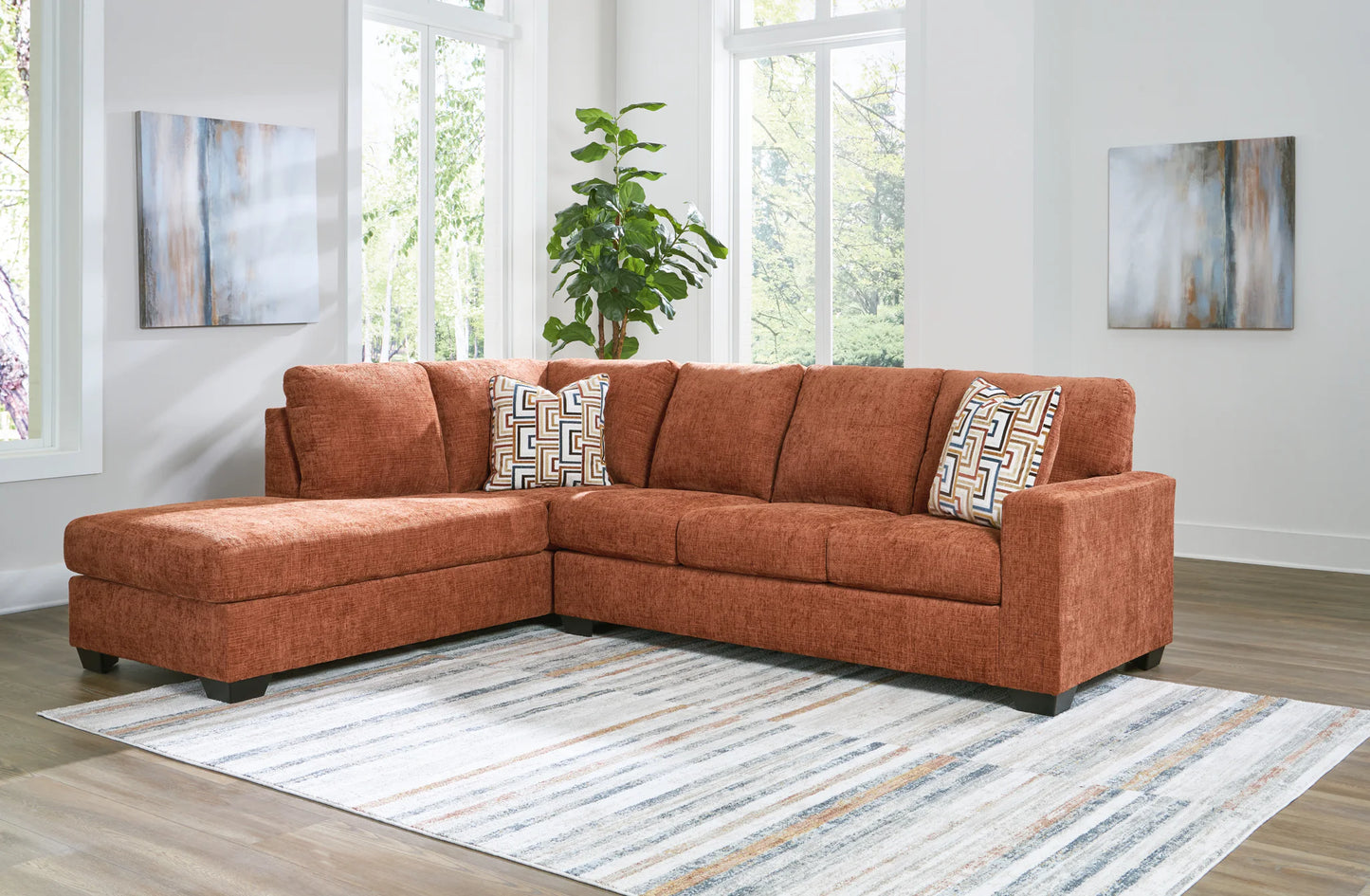 Aviemore - Spice - 2-Piece Sectional With Laf Corner Chaise