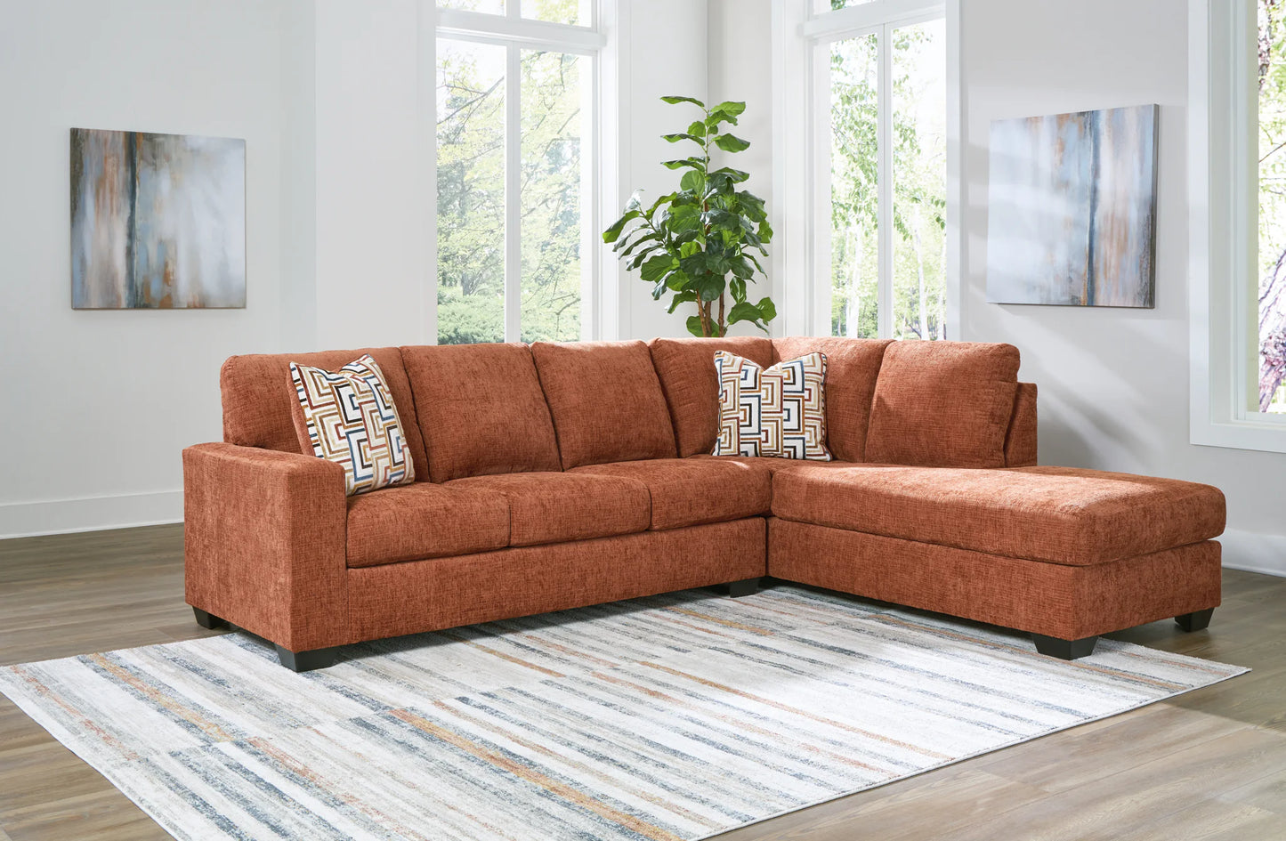 Aviemore - Spice - 2-Piece Sectional With Raf Corner Chaise