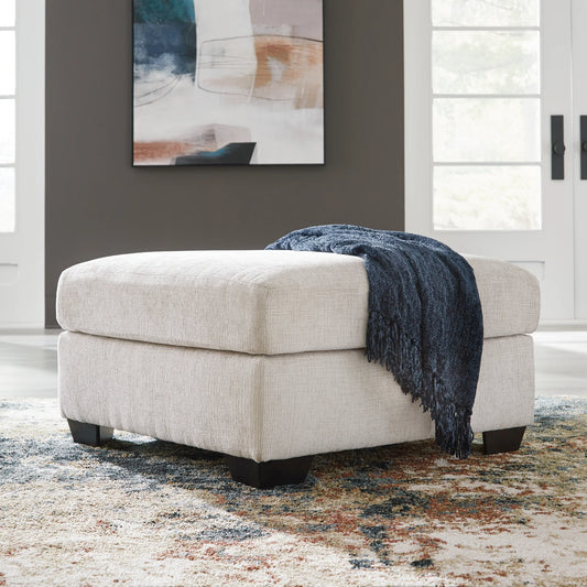 Aviemore - Stone - Oversized Accent Ottoman