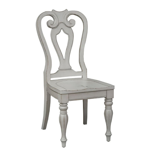 Magnolia Manor - Splat Back Side Chair - White