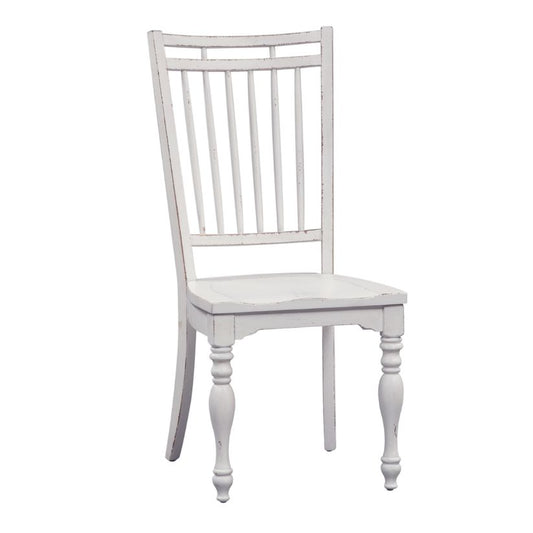 Magnolia Manor - Spindle Back Side Chair - White