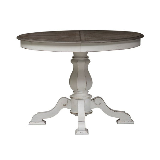 Magnolia Manor - Pedestal Table - White