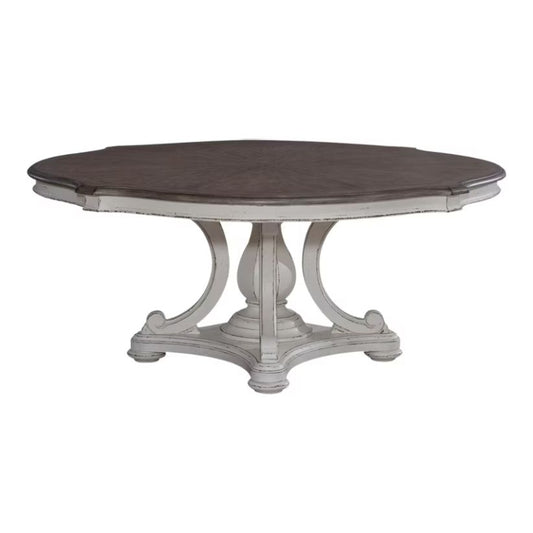 Magnolia Manor - Round Table Set - White