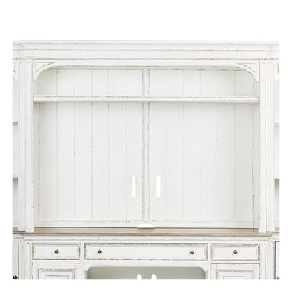 Magnolia Manor - Entertainment Hutch - White