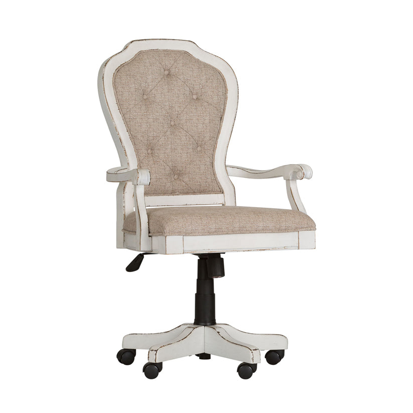 Magnolia Manor - Jr Executive Desk Chair - White