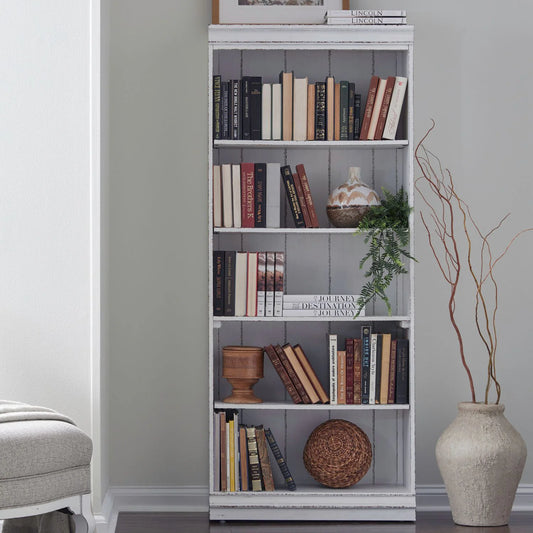 Magnolia Manor - 72" Bookcase (RTA) - White