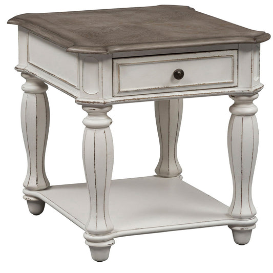 Magnolia Manor - End Table - White