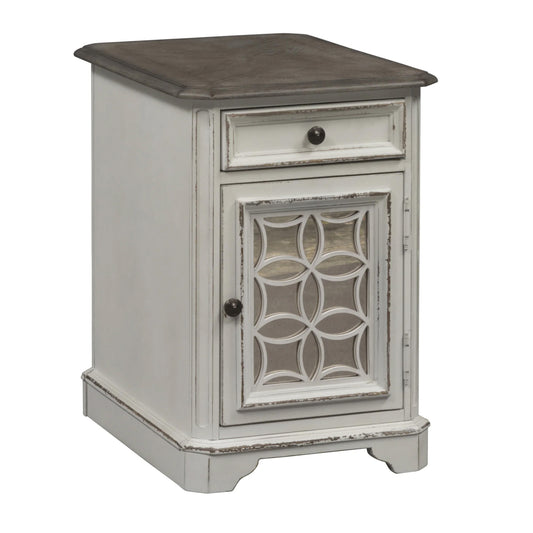 Magnolia Manor - Chair Side Table - White