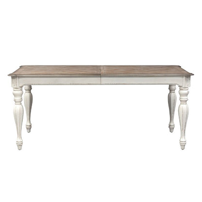 Magnolia Manor - Rectangular Leg Table - White