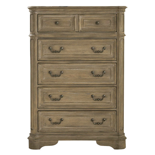 Magnolia Manor - 5 Drawer Chest - Light Brown