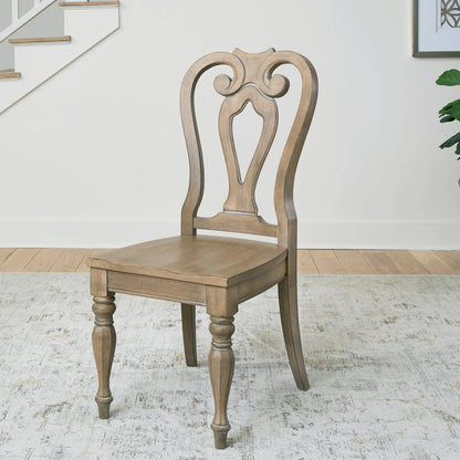Magnolia Manor - Splat Back Side Chair (RTA) - Brown