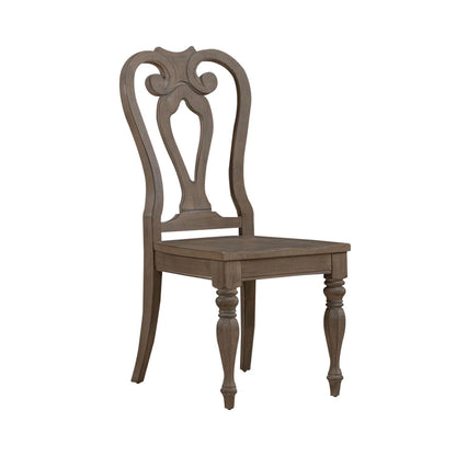 Magnolia Manor - Splat Back Side Chair (RTA) - Brown