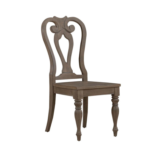 Magnolia Manor - Splat Back Side Chair (RTA) - Brown