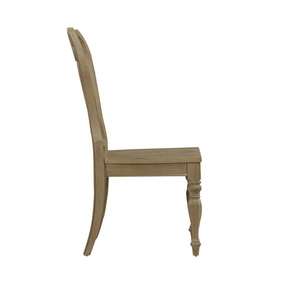 Magnolia Manor - Splat Back Side Chair (RTA) - Brown