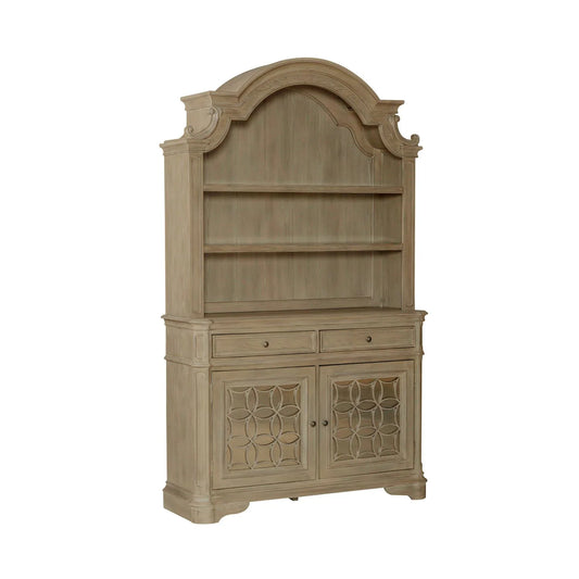 Magnolia Manor - Hutch & Buffet - Brown