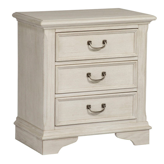 Bayside - 3 Drawer Night Stand - White