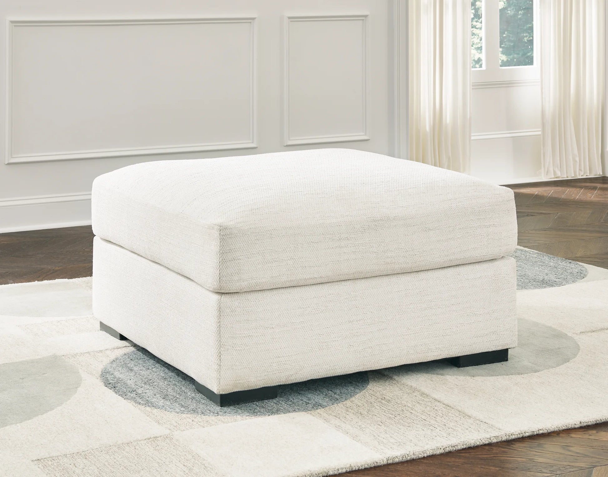 Accomplished - Stone - Oversized Accent Ottoman 1