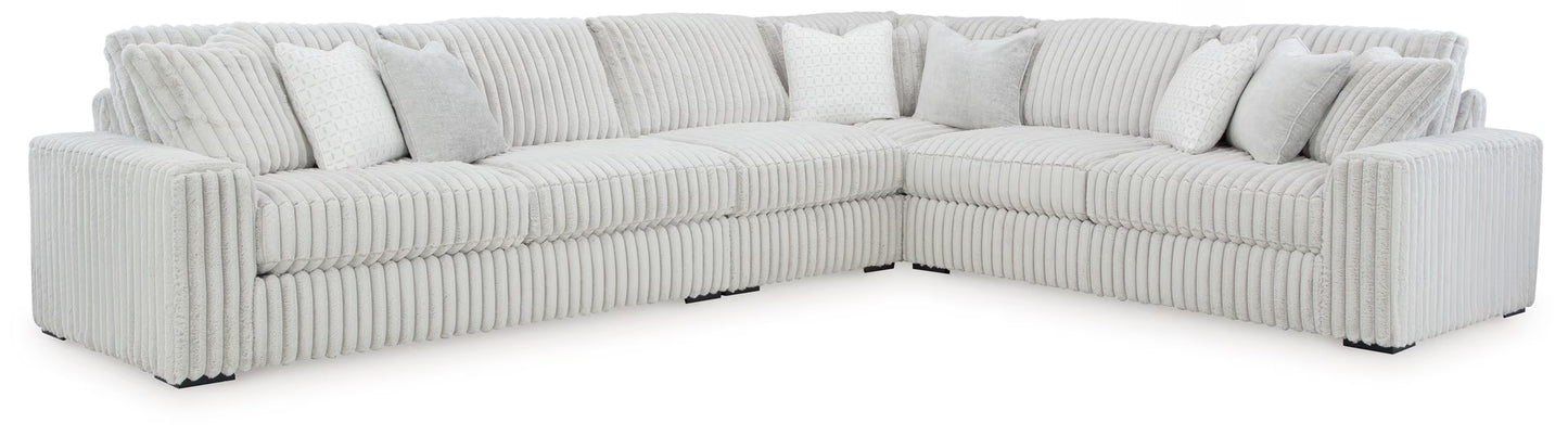 Stupendous - Alloy - 5 Pc. - 4 - Piece Sectional, Oversized Chaise