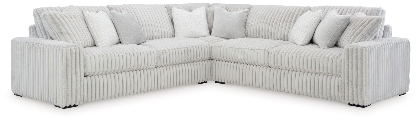 Stupendous - Alloy - 4 Pc. - 3 - Piece Sectional, Oversized Chaise