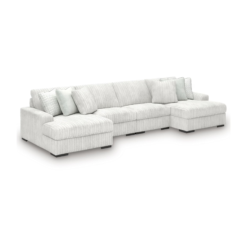 Stupendous - Alloy - 4 - Piece Sectional With Double Chaise