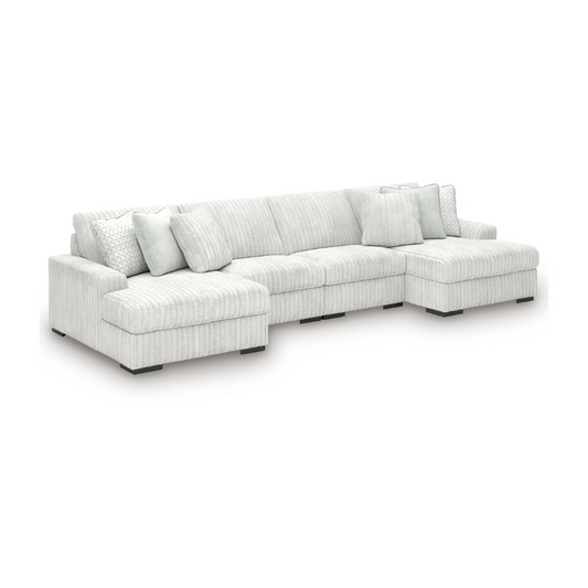 Stupendous - Alloy - 4 - Piece Sectional With Double Chaise