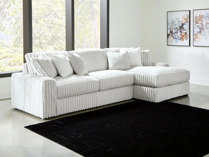 Stupendous - Alloy - 2-Piece Sectional With RAF Corner Chaise