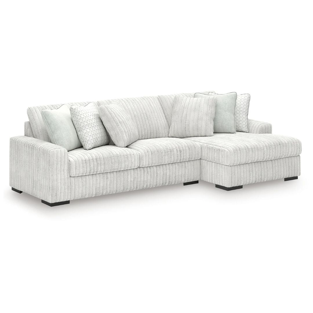Stupendous - Alloy - 2-Piece Sectional With RAF Corner Chaise