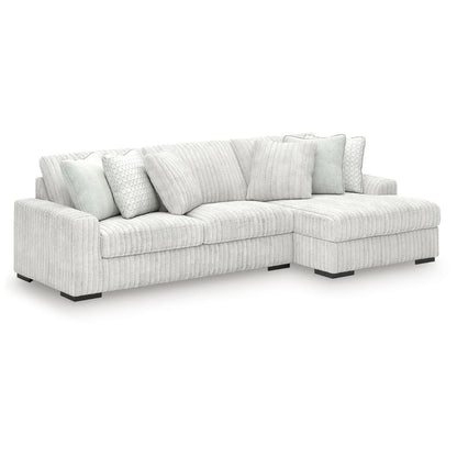 Stupendous - Alloy - 2-Piece Sectional With RAF Corner Chaise