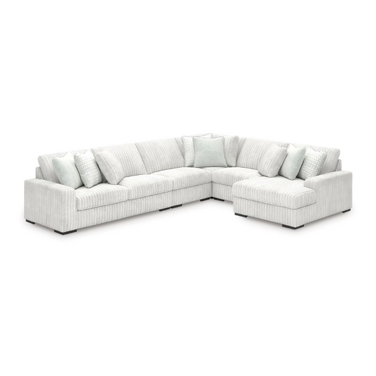 Stupendous - Alloy - 5 - Piece Sectional With RAF Corner Chaise