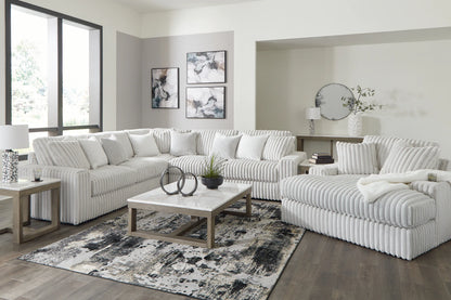 Stupendous - Alloy - 4 Pc. - 3 - Piece Sectional, Oversized Chaise