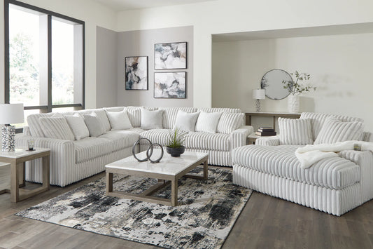 Stupendous - Alloy - 4 Pc. - 3 - Piece Sectional, Oversized Chaise
