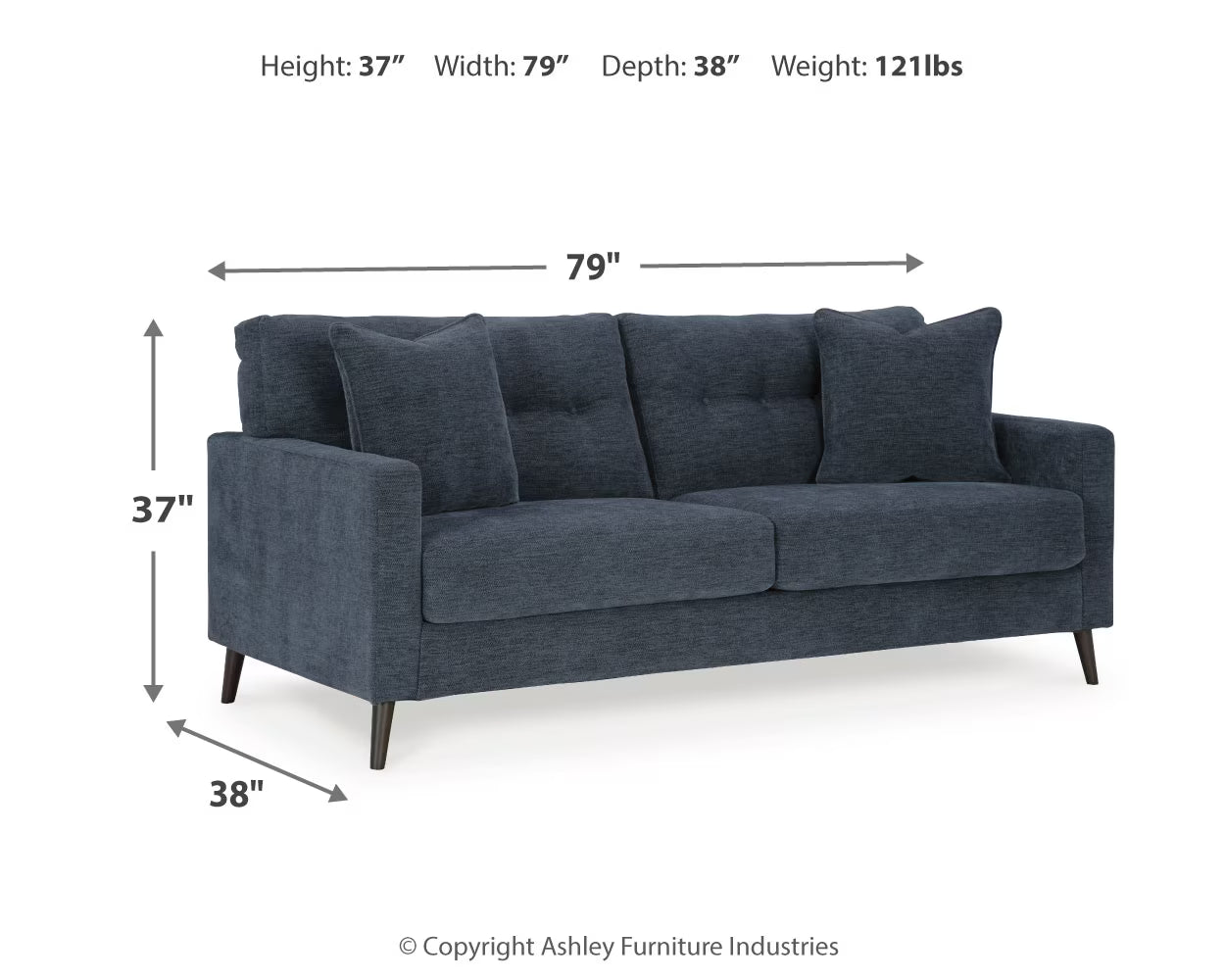 Bixler - Sofa - Navy